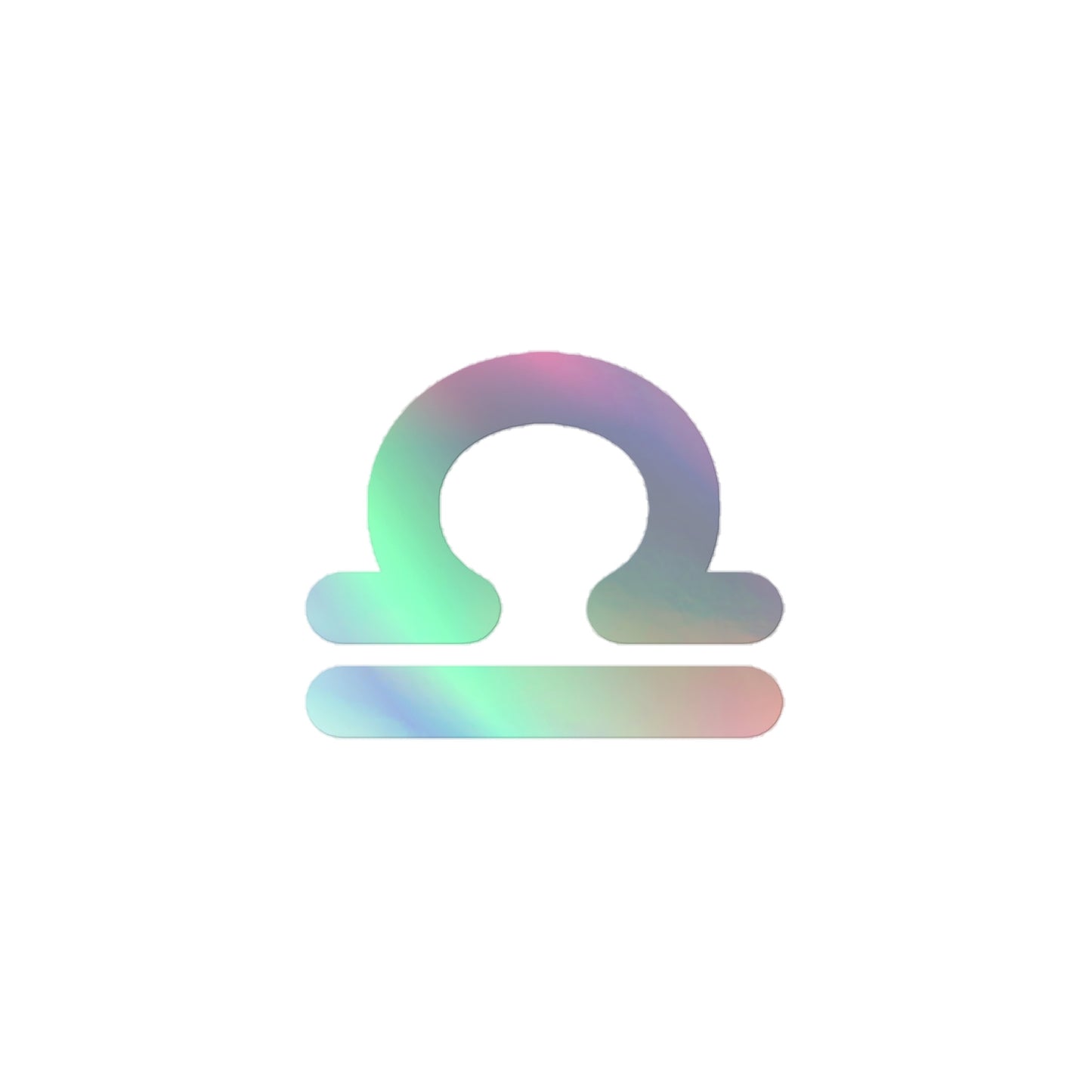 Holographic Symbol Libra Stickers