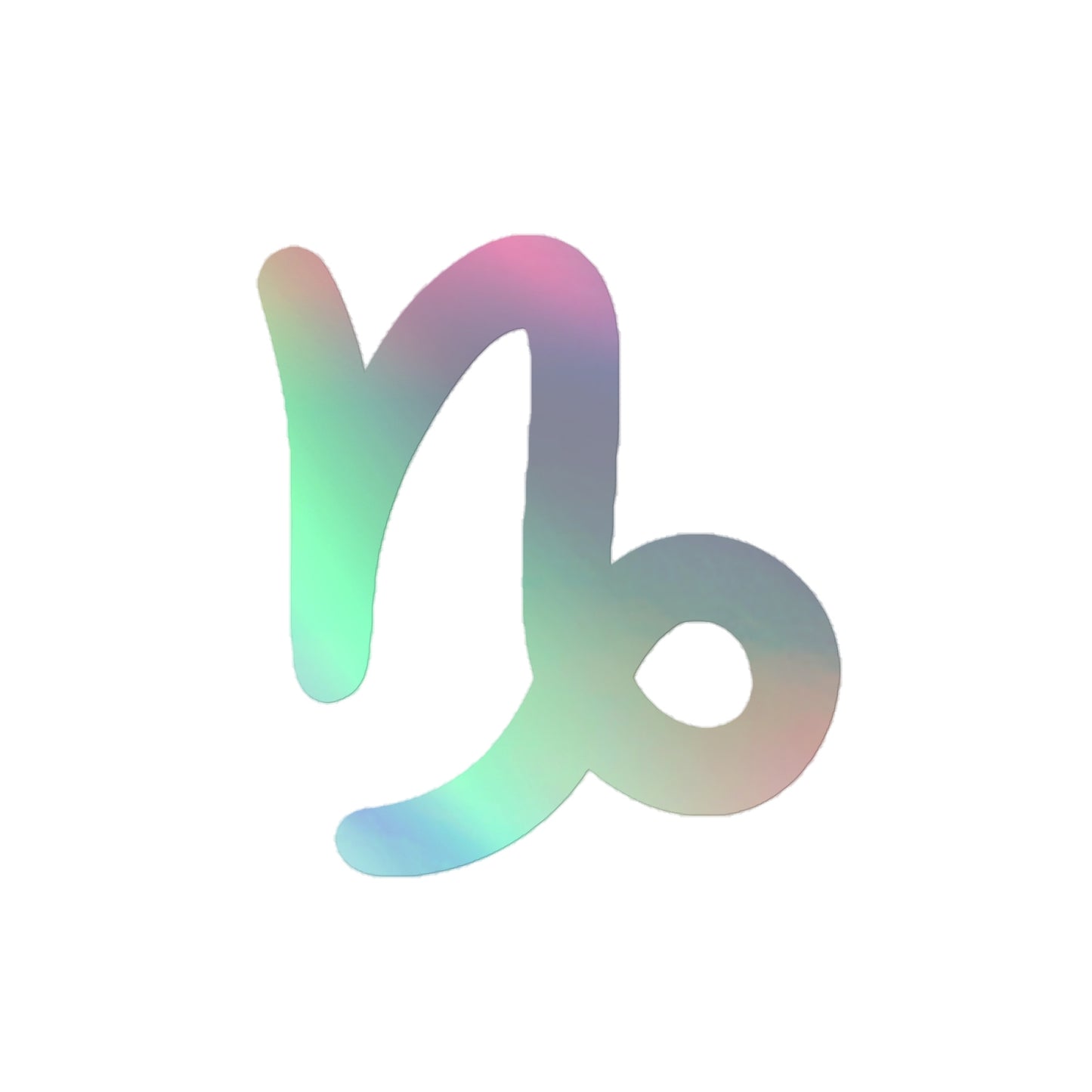 Symbol Holographic Capricorn Sticker