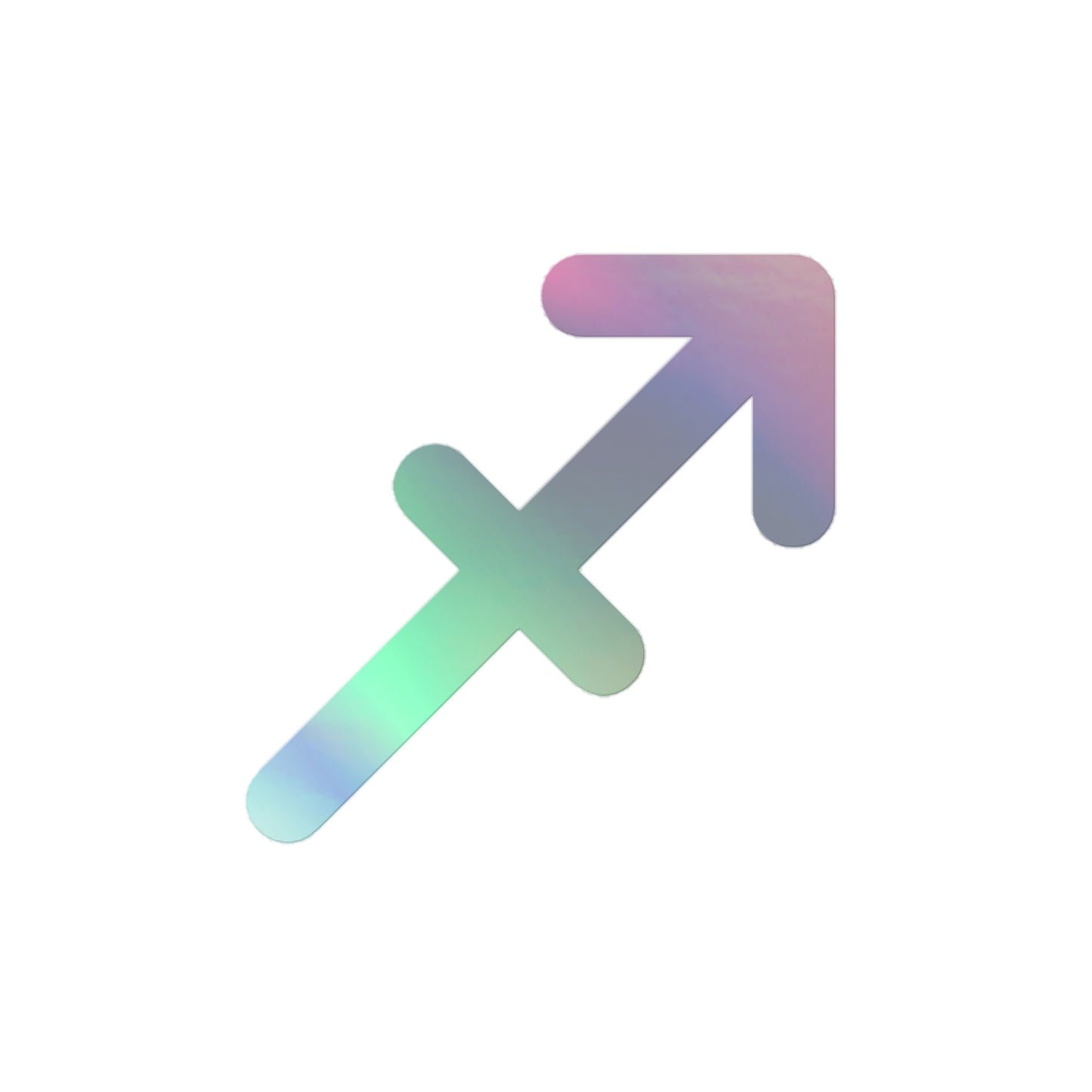 Holographic Symbol Sagittarius Stickers
