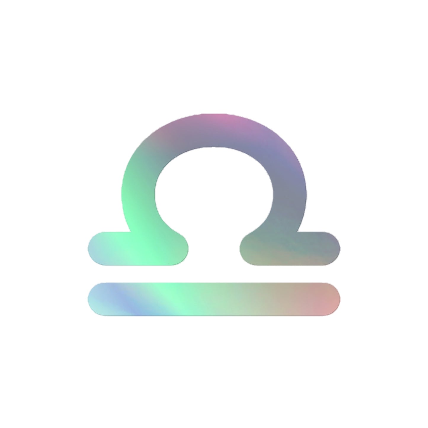 Holographic Symbol Libra Stickers
