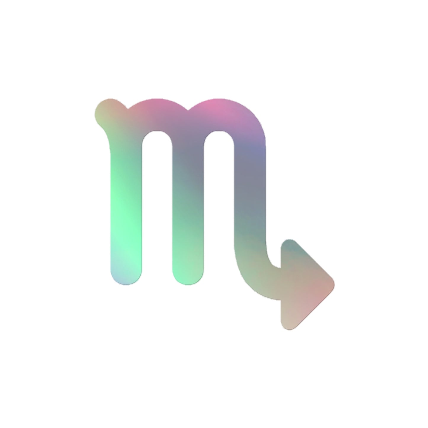Holographic Symbol Scorpio Stickers