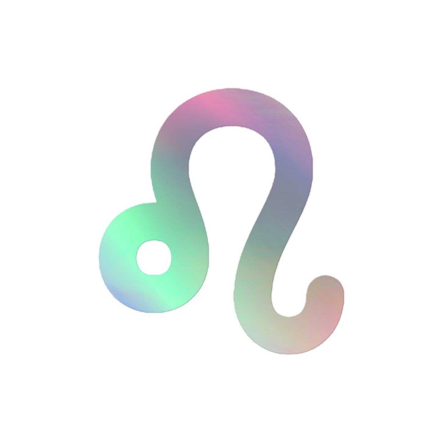 Holographic Symbol Leo Stickers