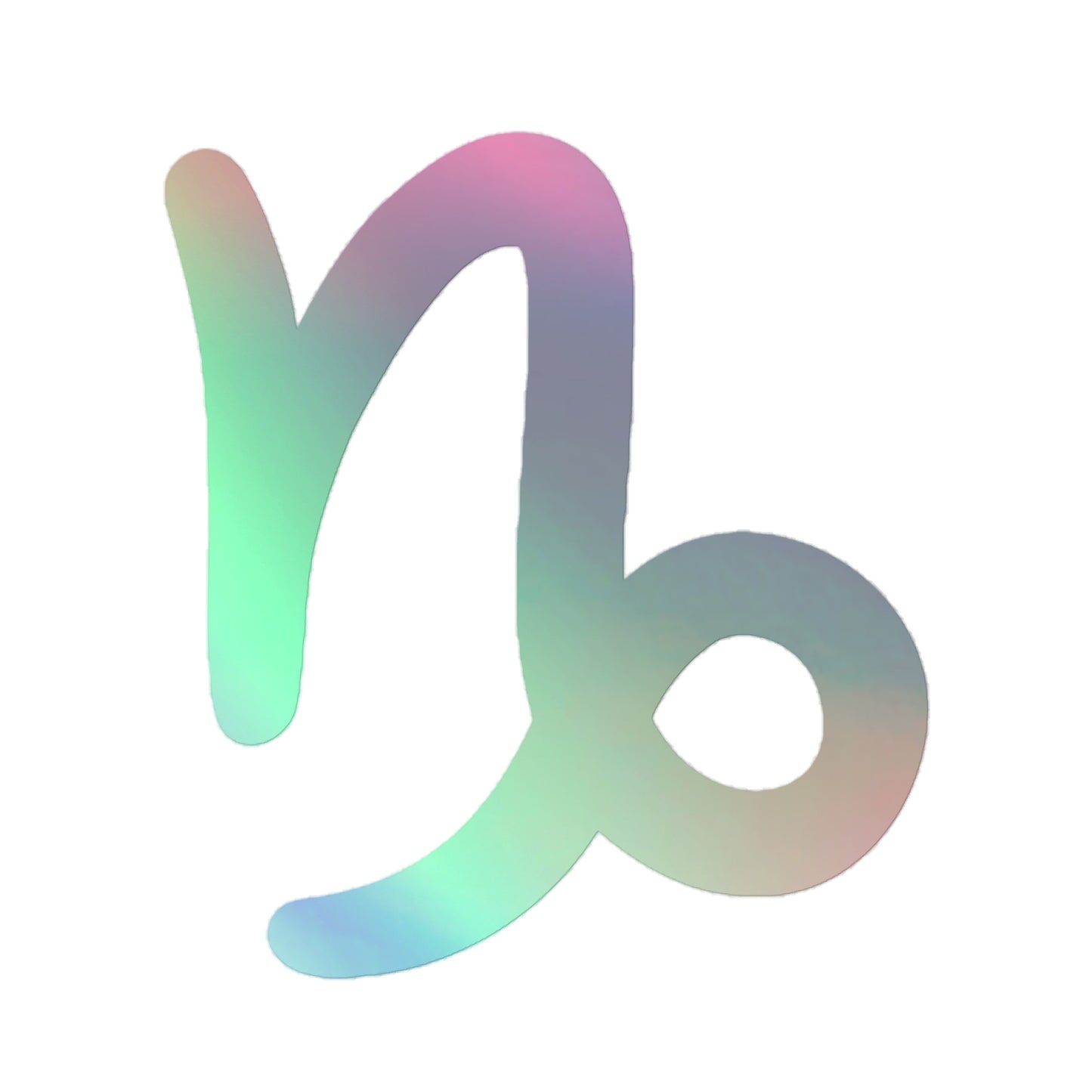 Symbol Holographic Capricorn Sticker