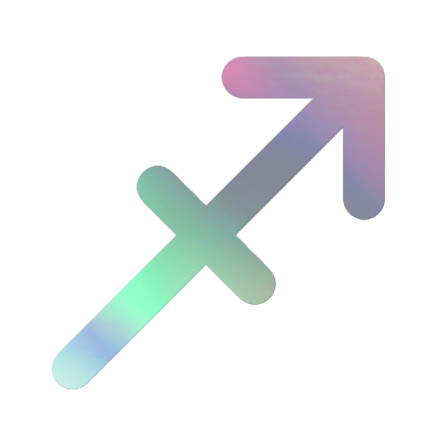 Holographic Symbol Sagittarius Stickers