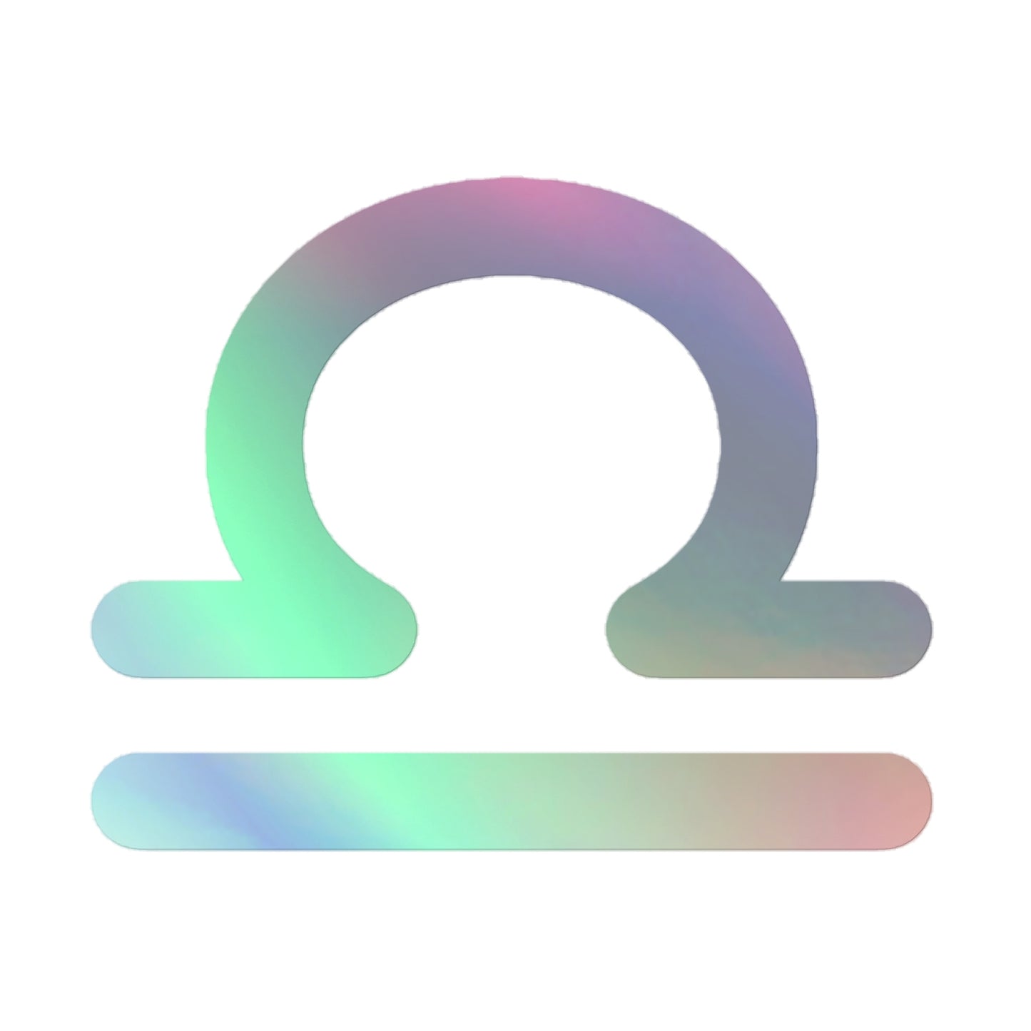 Holographic Symbol Libra Stickers