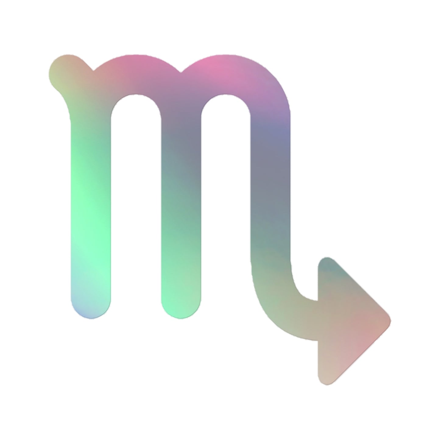 Holographic Symbol Scorpio Stickers