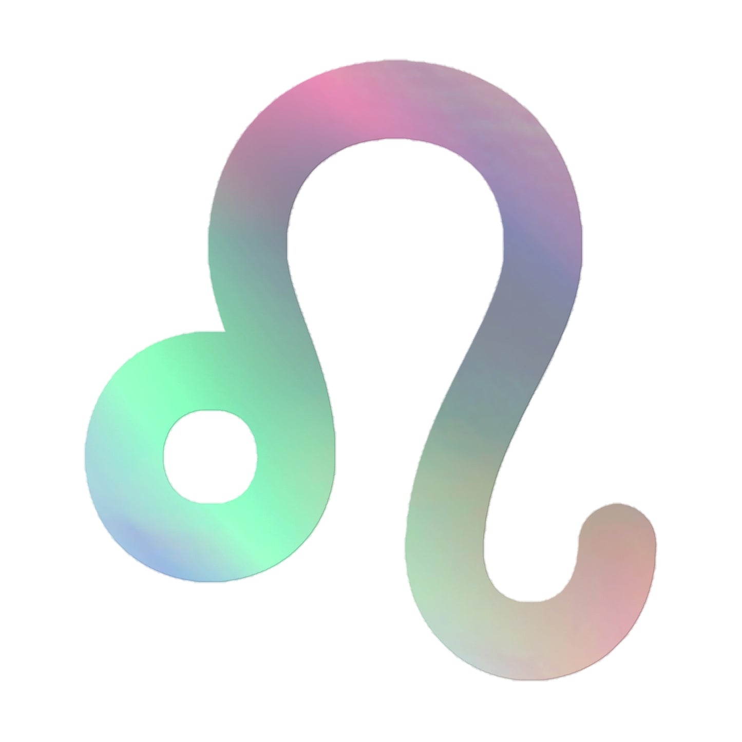 Holographic Symbol Leo Stickers