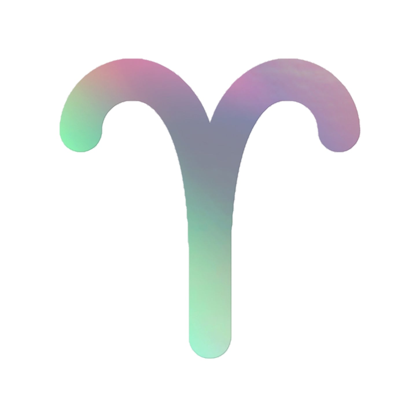 Symbol Holographic Aries Sticker