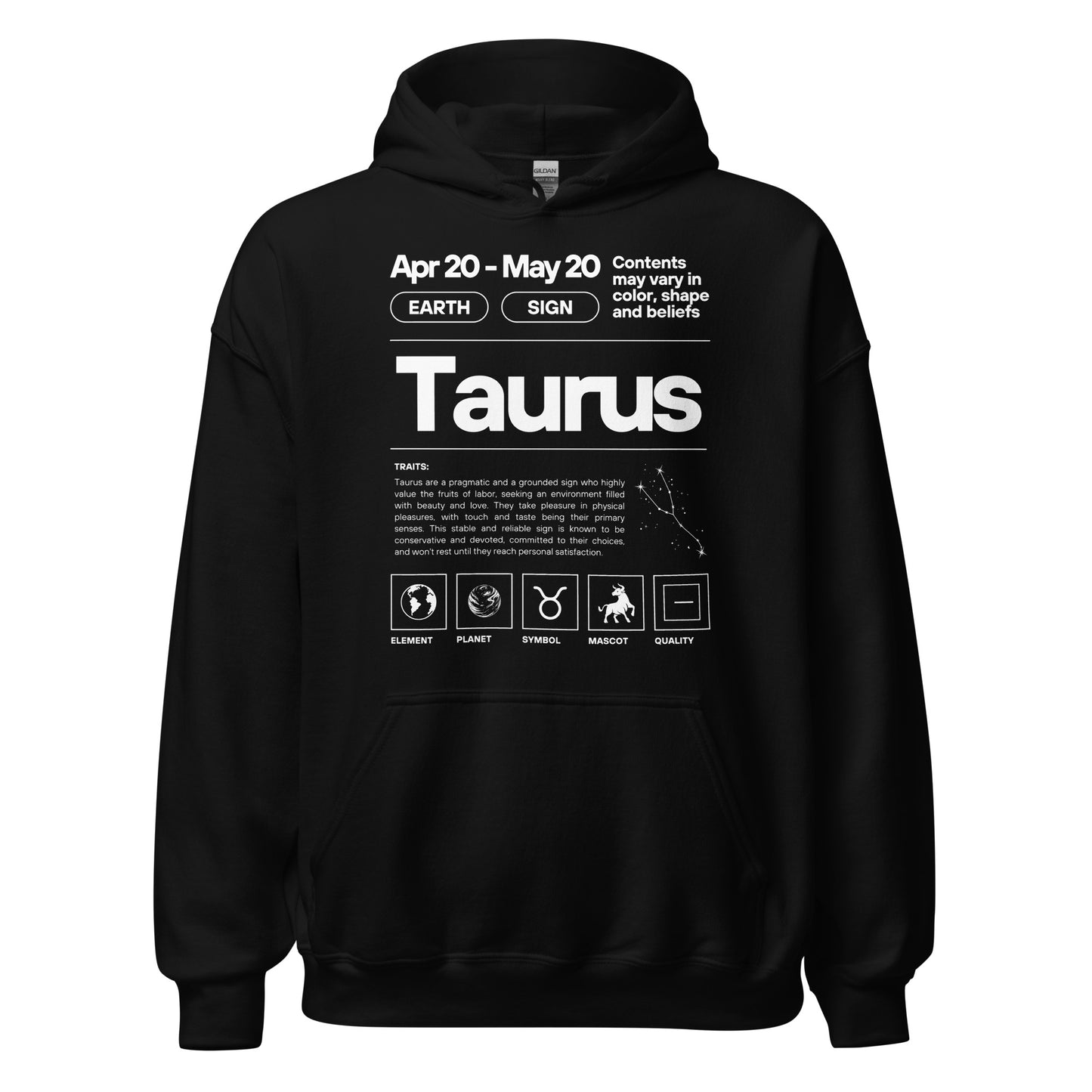 101 Taurus Hoodie