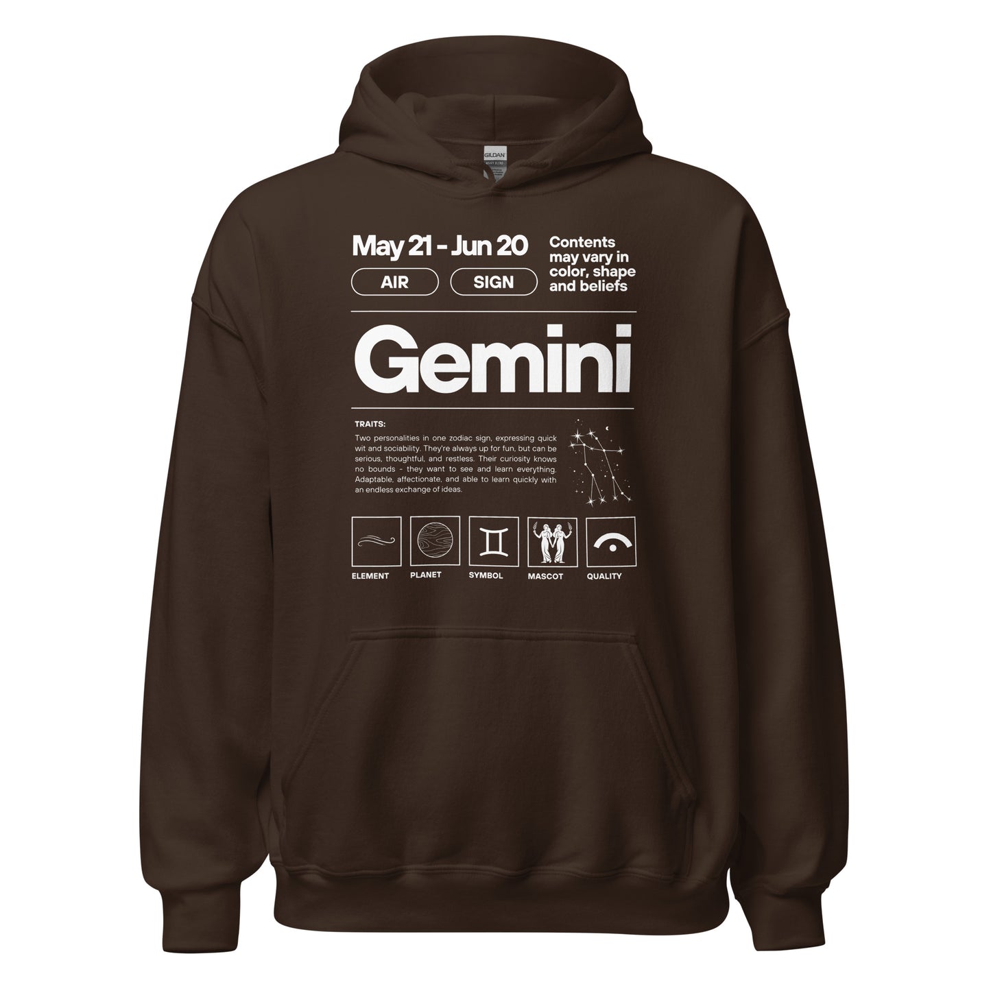 101 Gemini Hoodie