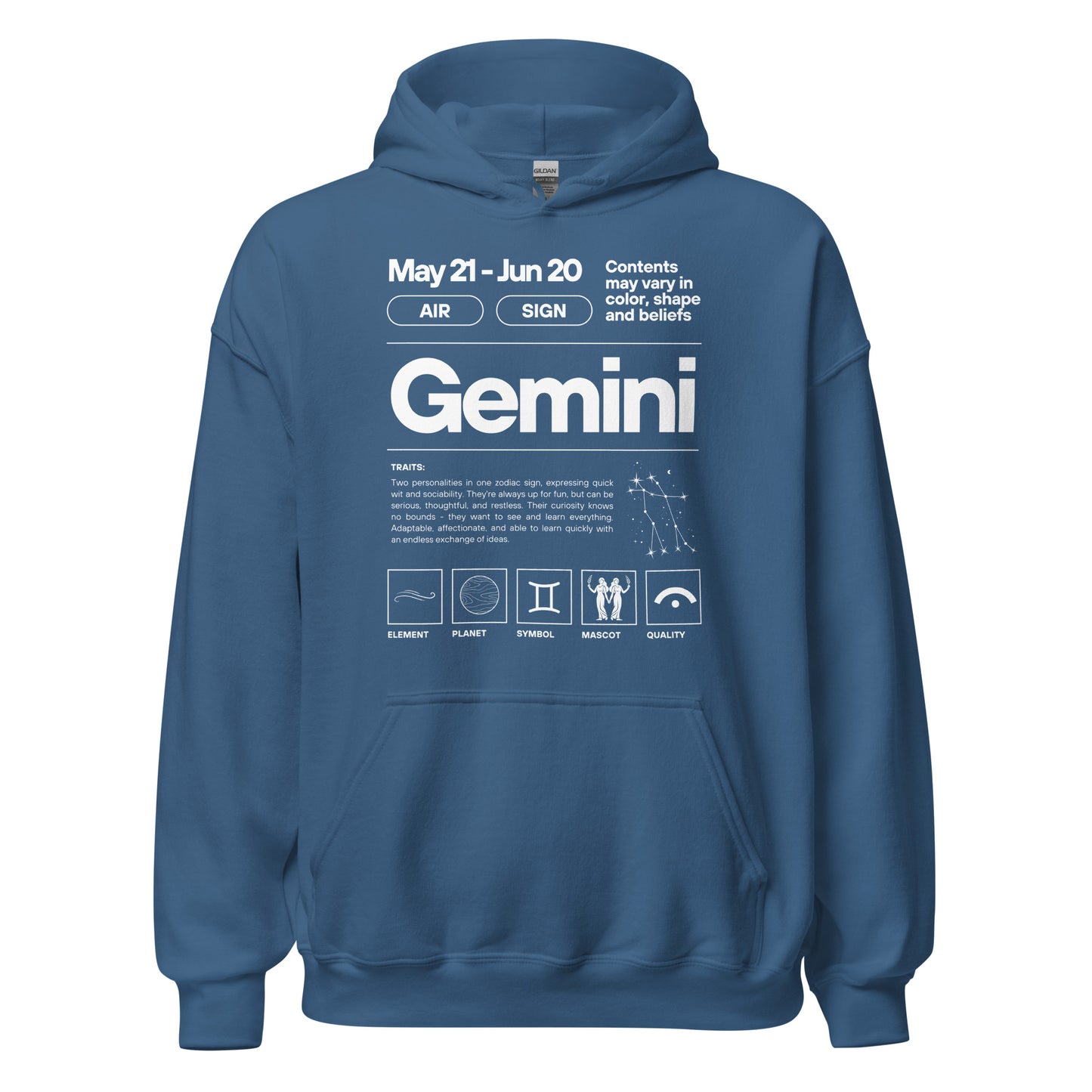 101 Gemini Hoodie