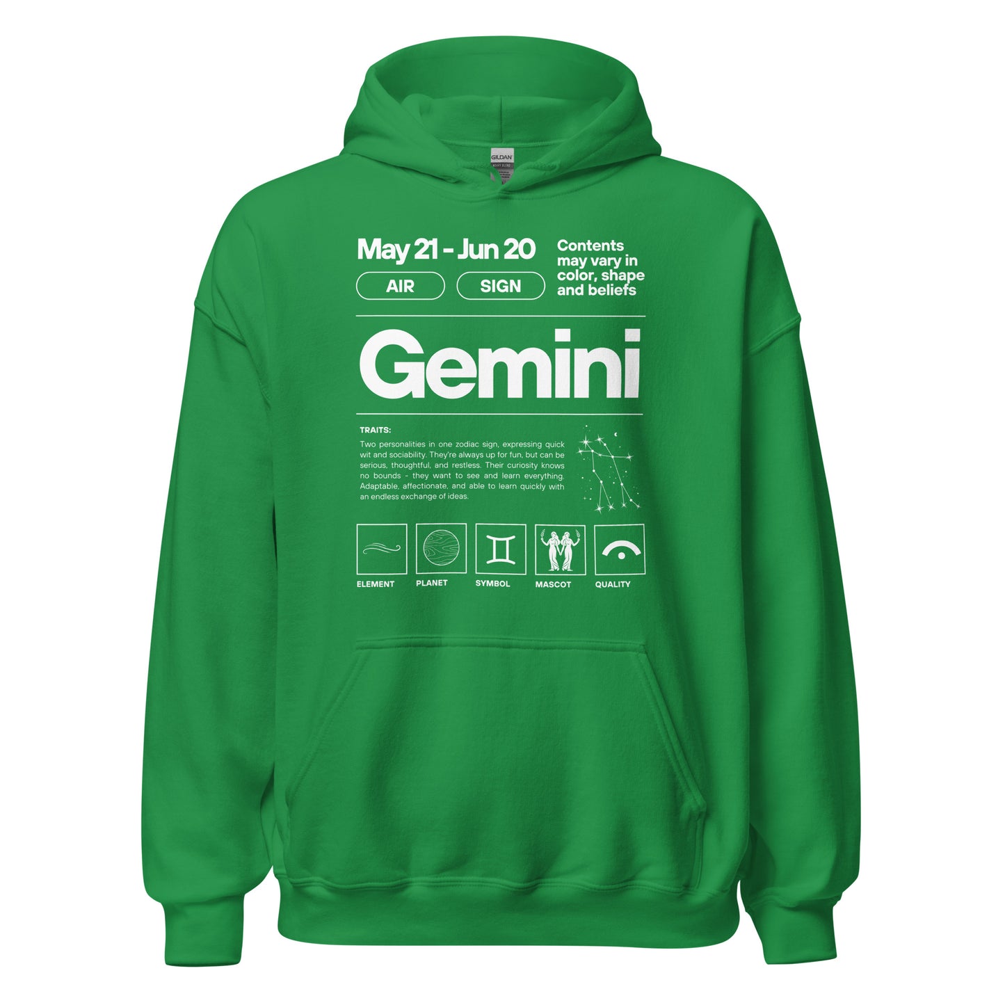 101 Gemini Hoodie