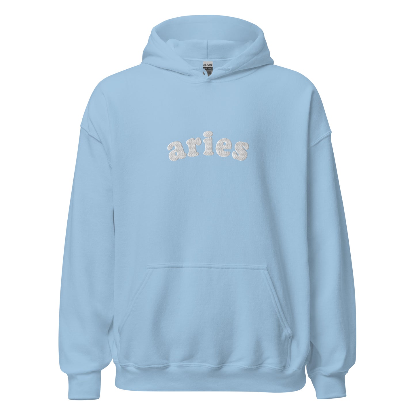 Embroidered Aries Hoodie