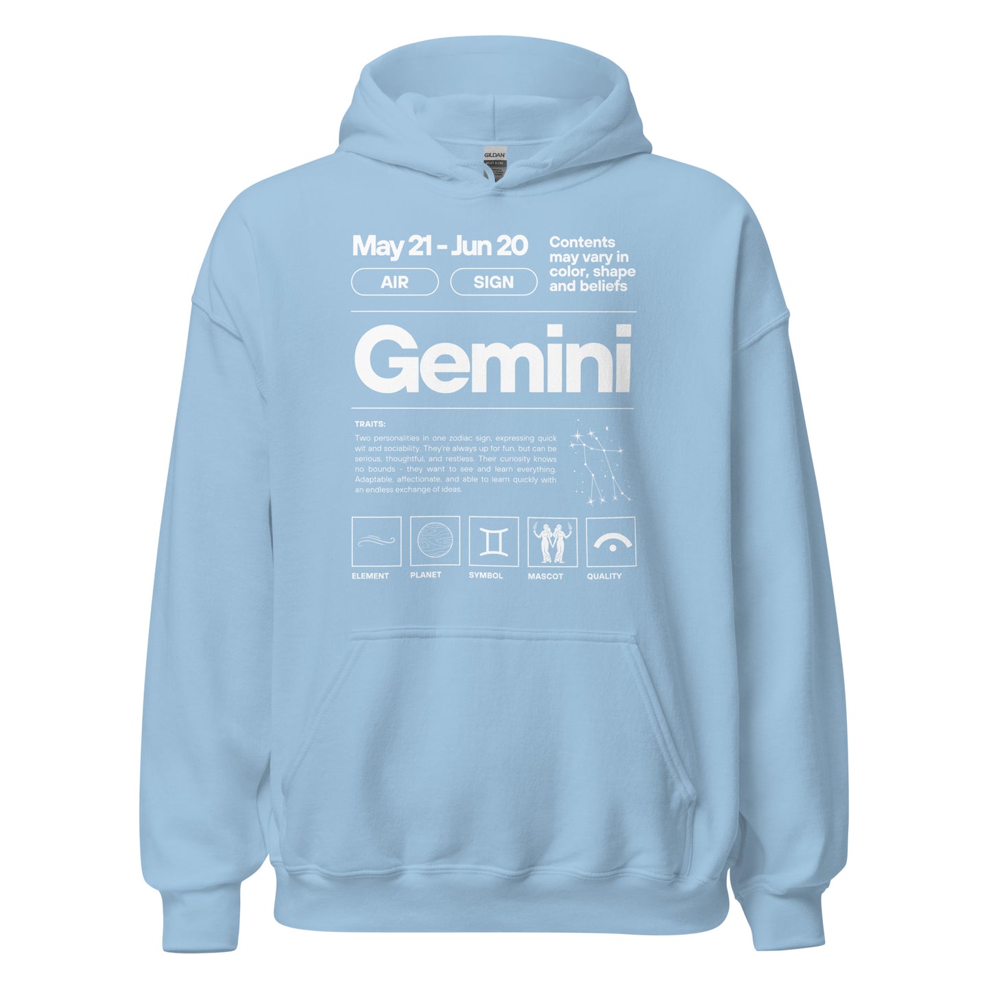 101 Gemini Hoodie