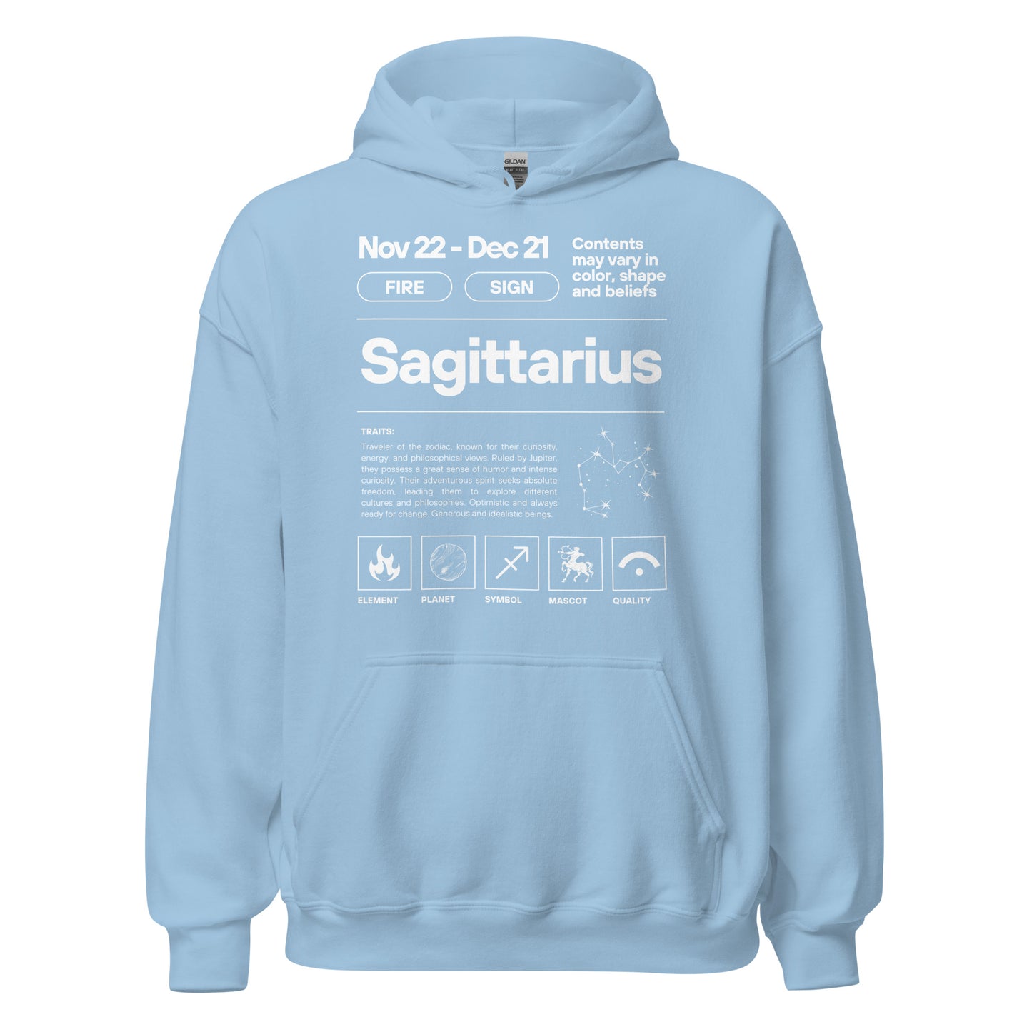 101 Sagittarius Hoodie