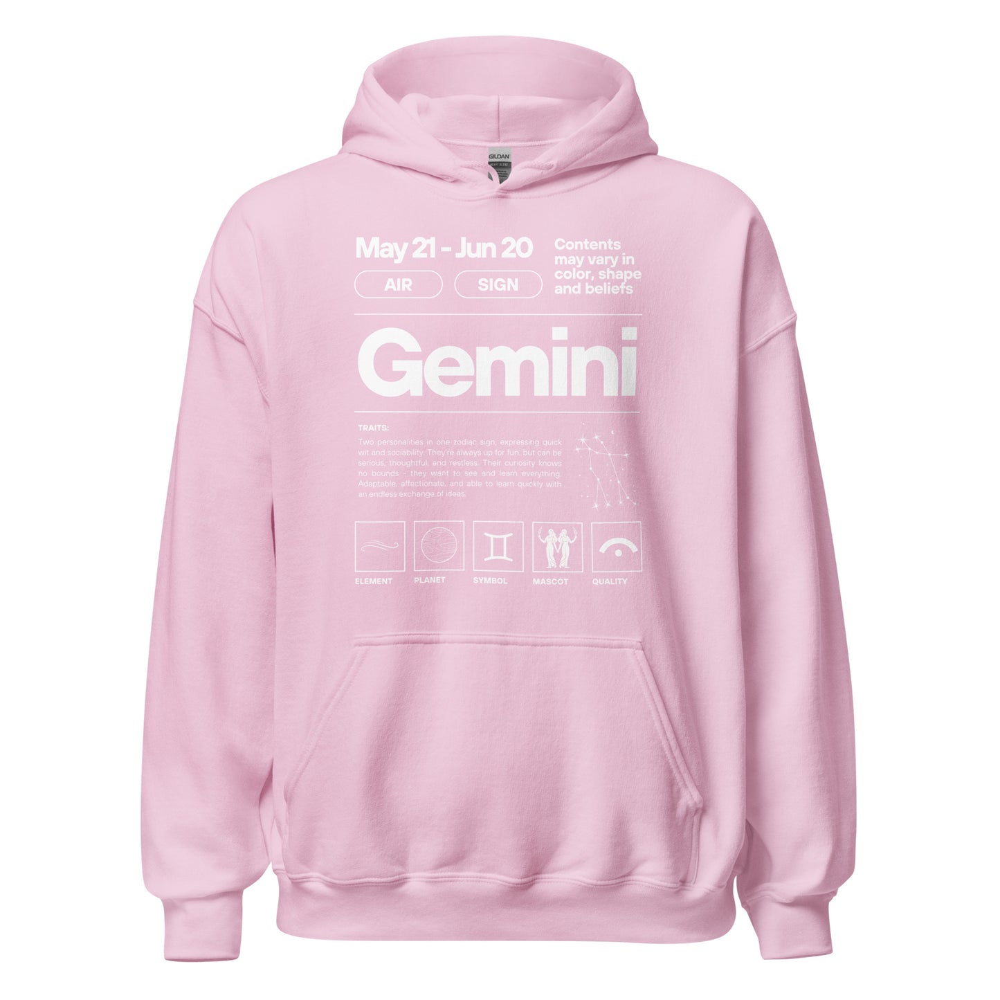 101 Gemini Hoodie