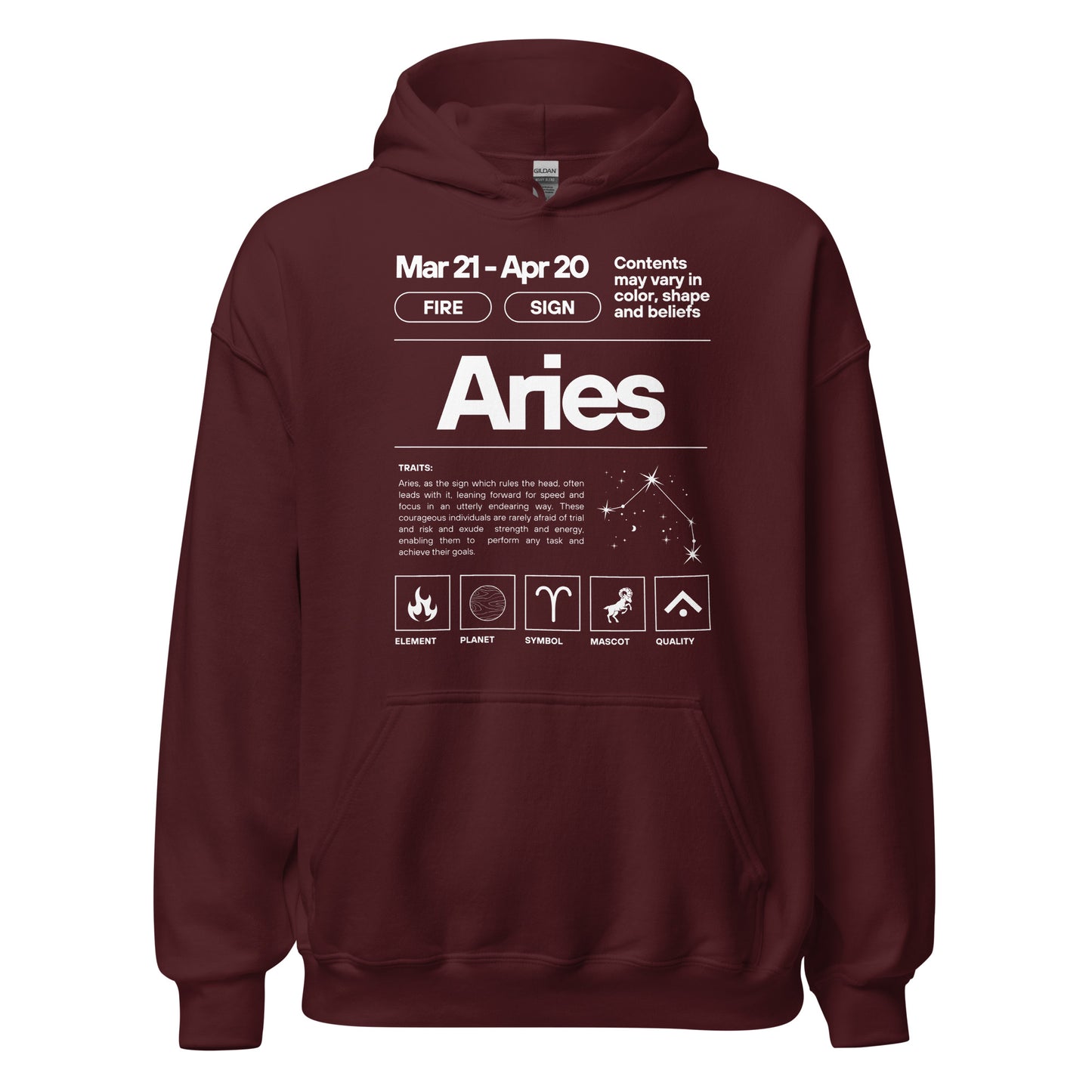 101 Aries Hoodie