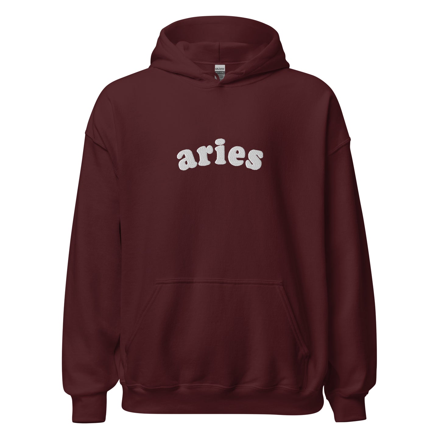 Embroidered Aries Hoodie