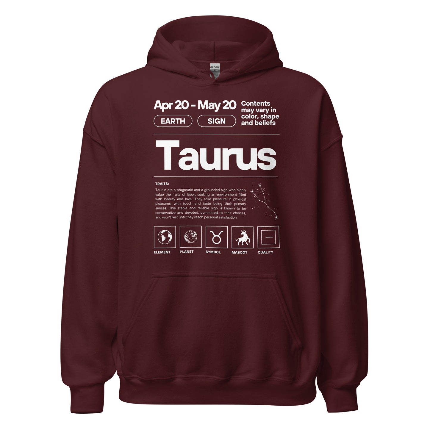 101 Taurus Hoodie