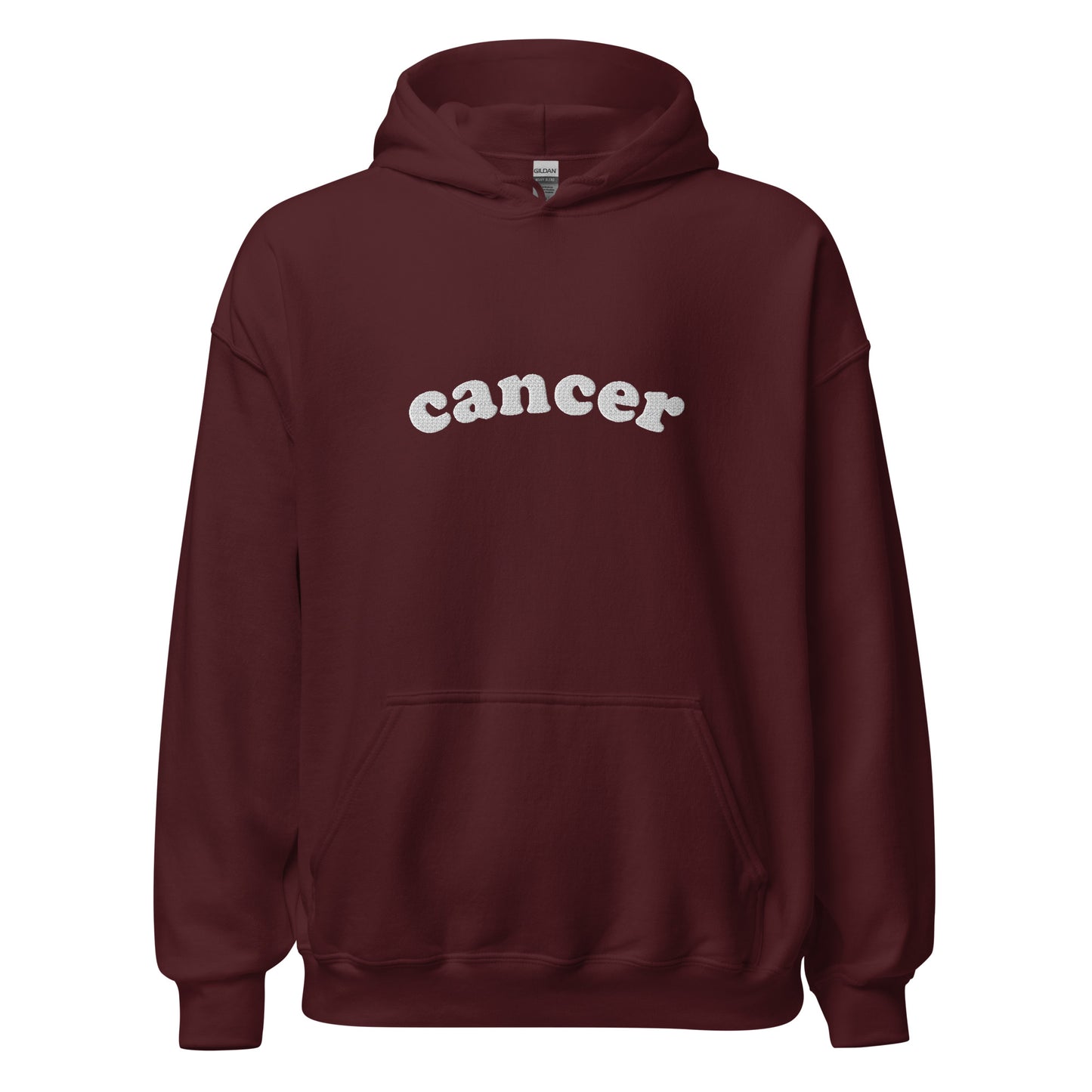 Embroidered Cancer Hoodie