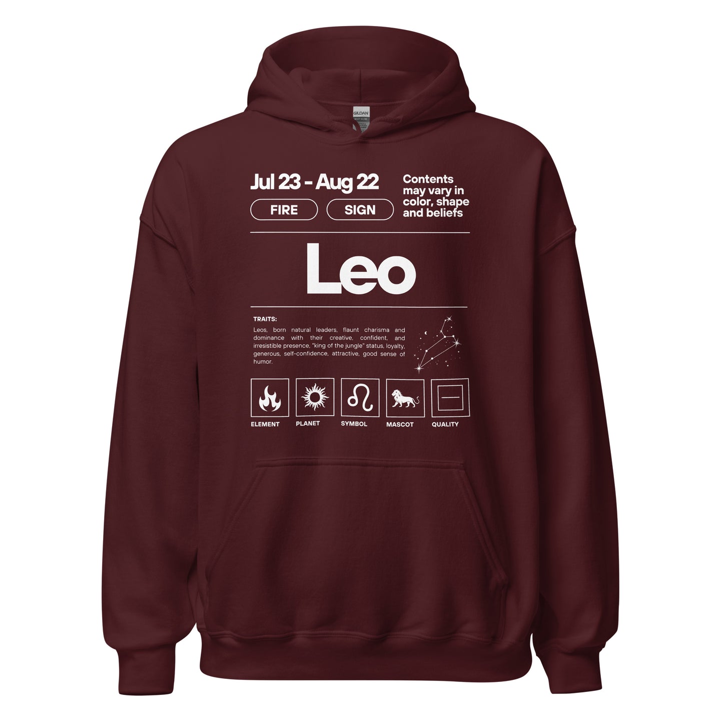 101 Leo Hoodie