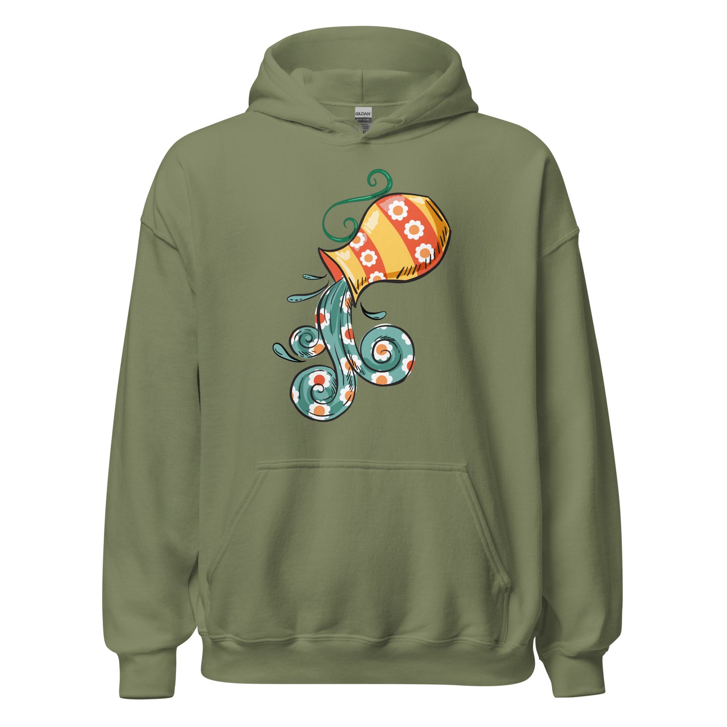 Water-Bearer Aquarius Hoodie