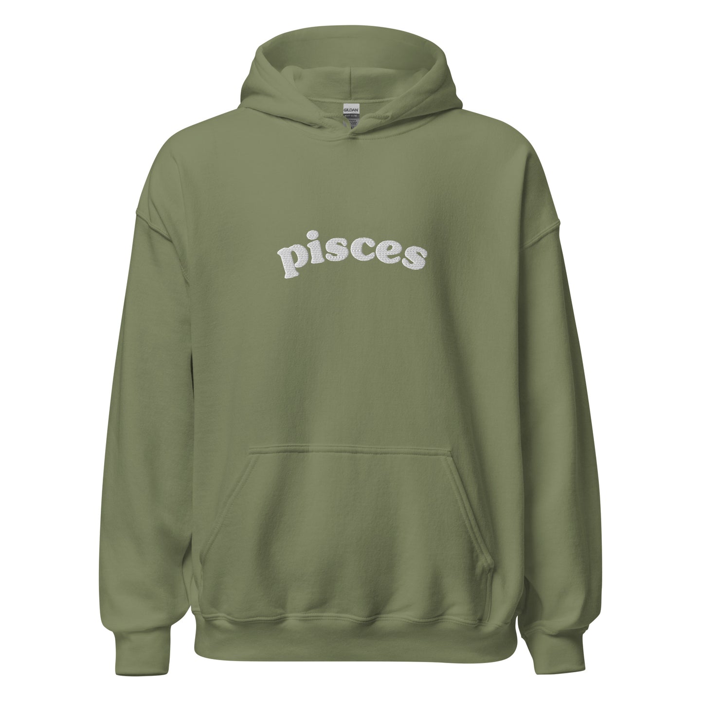 Embroidered Pisces Hoodie