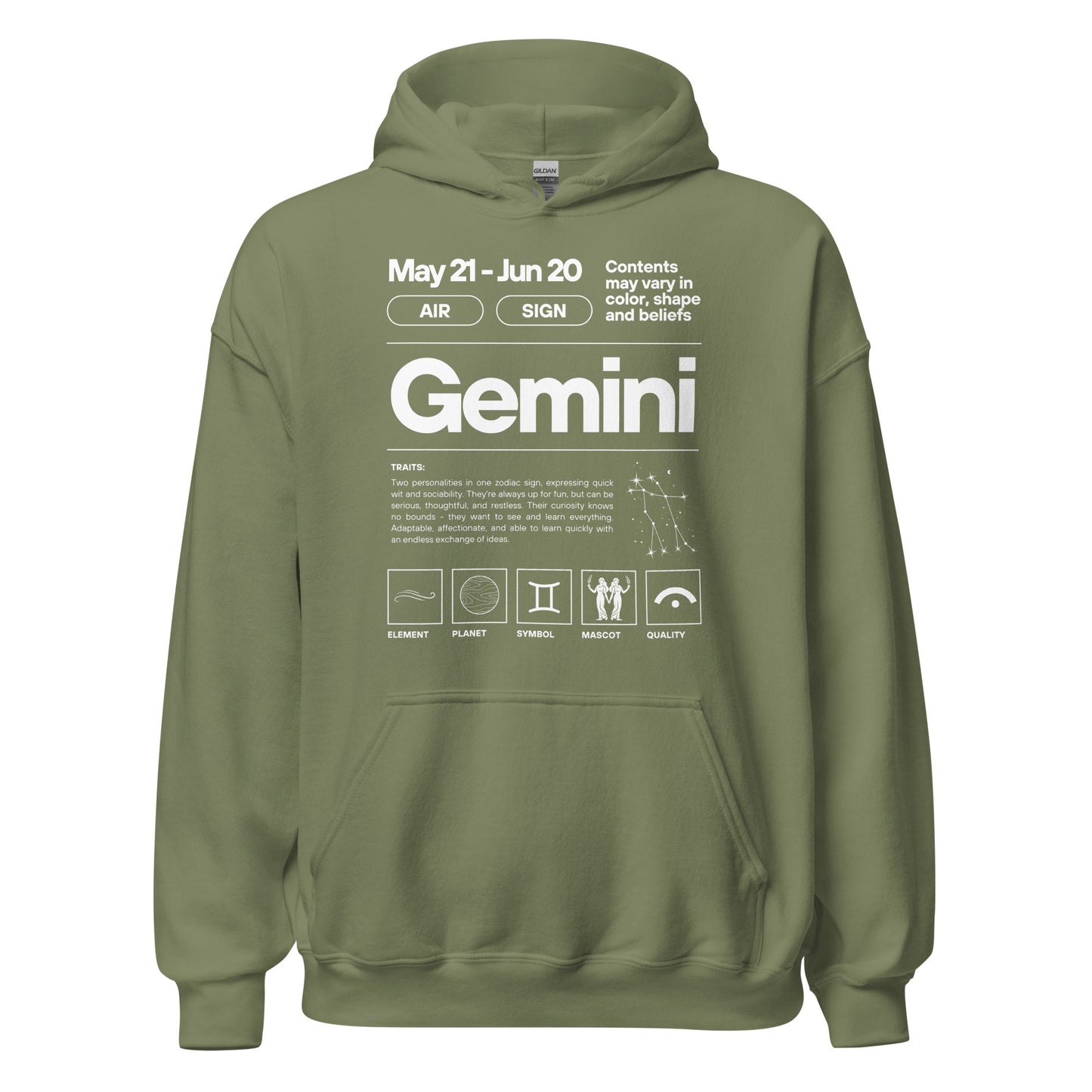 101 Gemini Hoodie