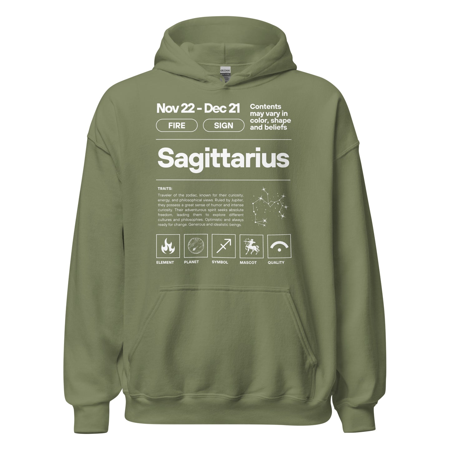 101 Sagittarius Hoodie
