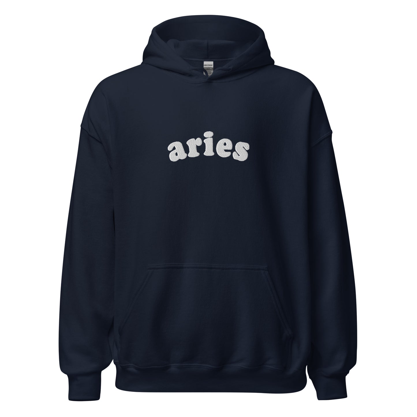 Embroidered Aries Hoodie