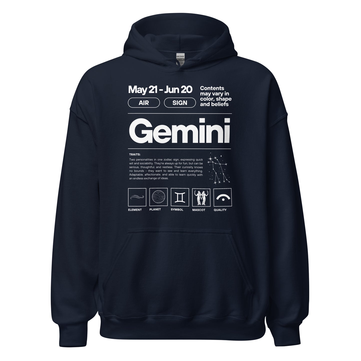 101 Gemini Hoodie
