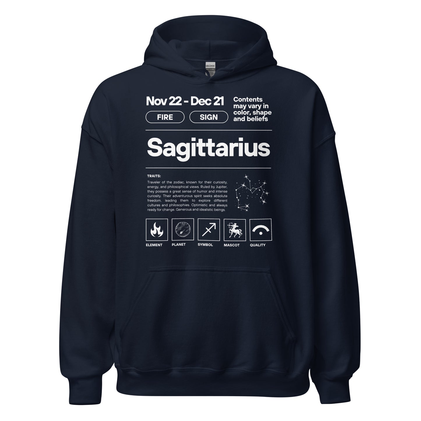 101 Sagittarius Hoodie