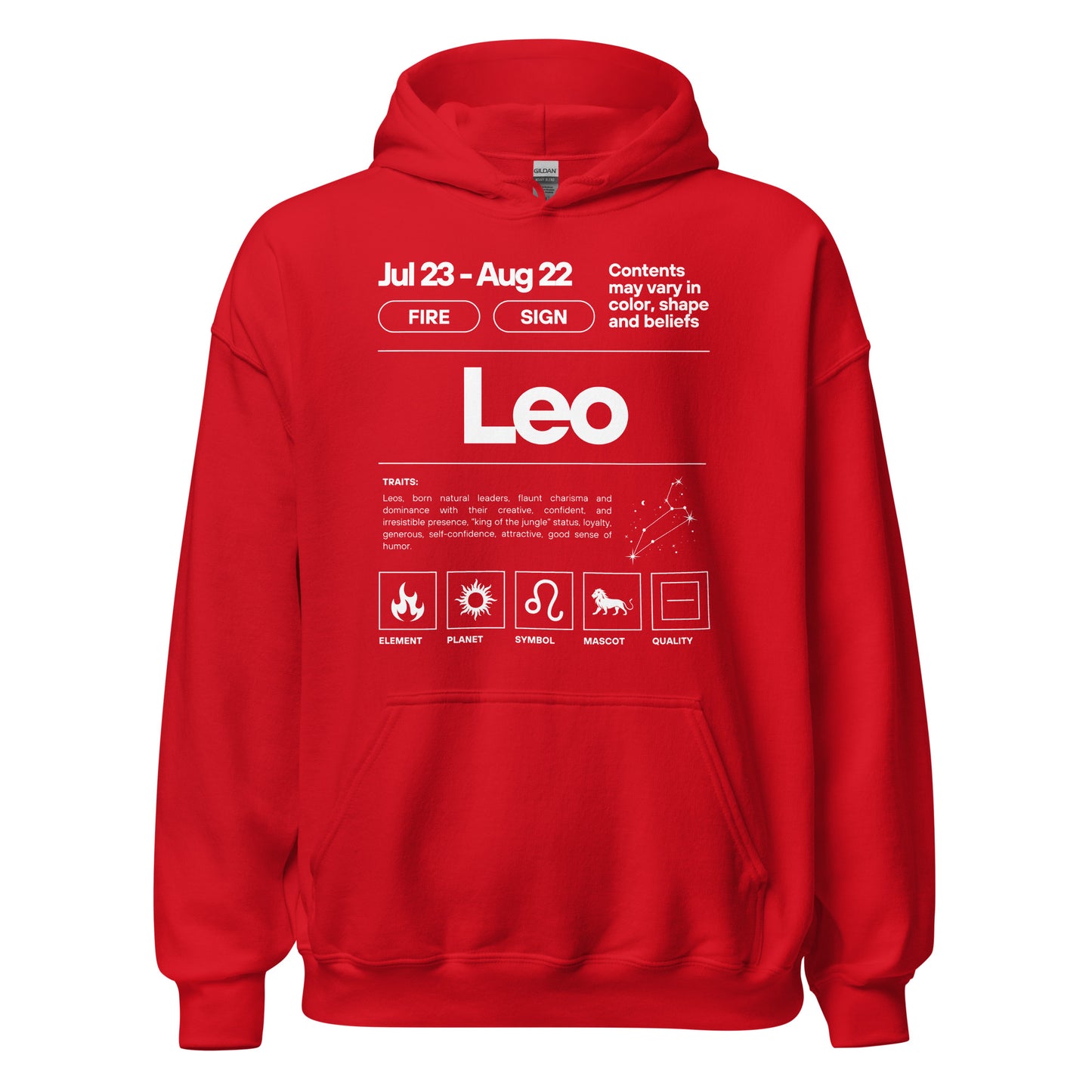 101 Leo Hoodie