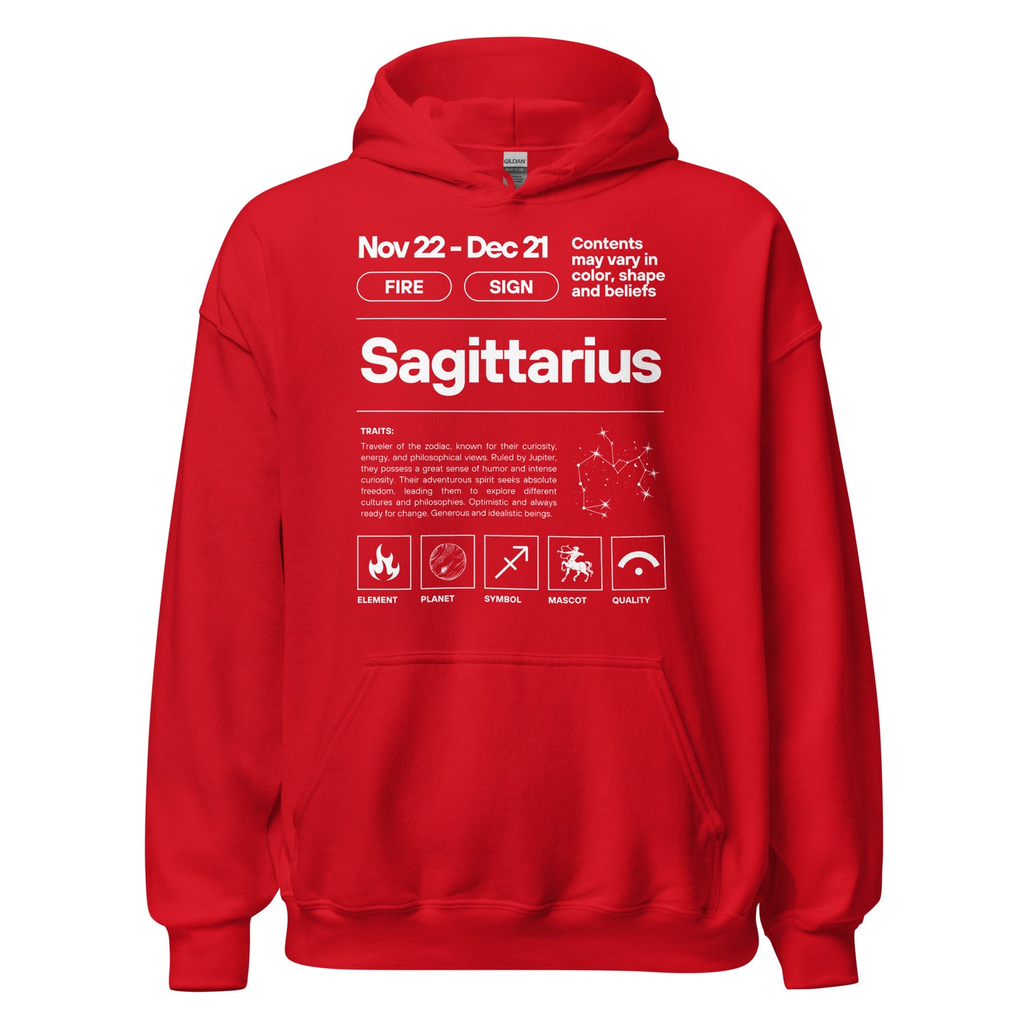 101 Sagittarius Hoodie
