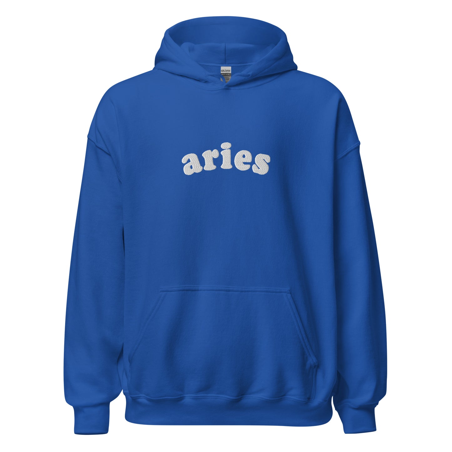 Embroidered Aries Hoodie