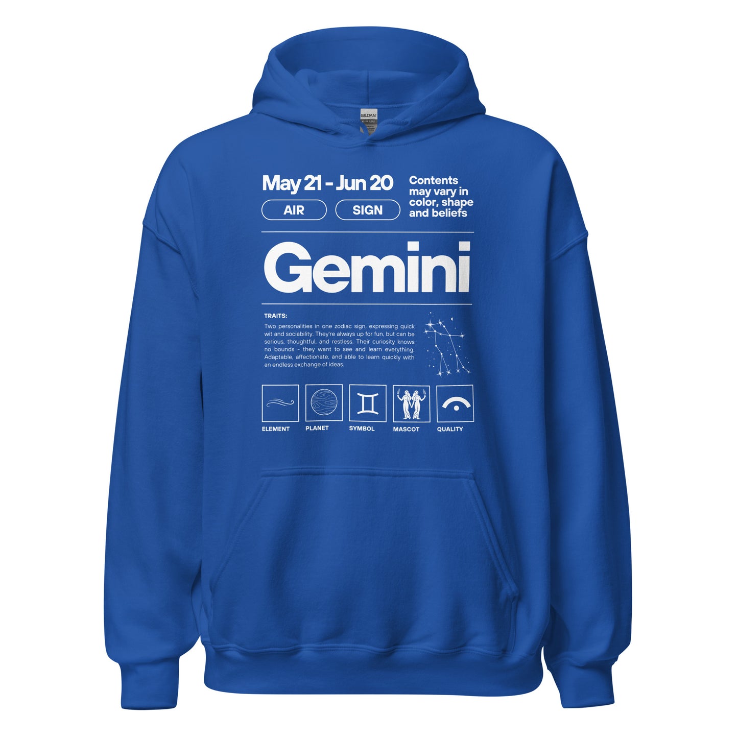101 Gemini Hoodie