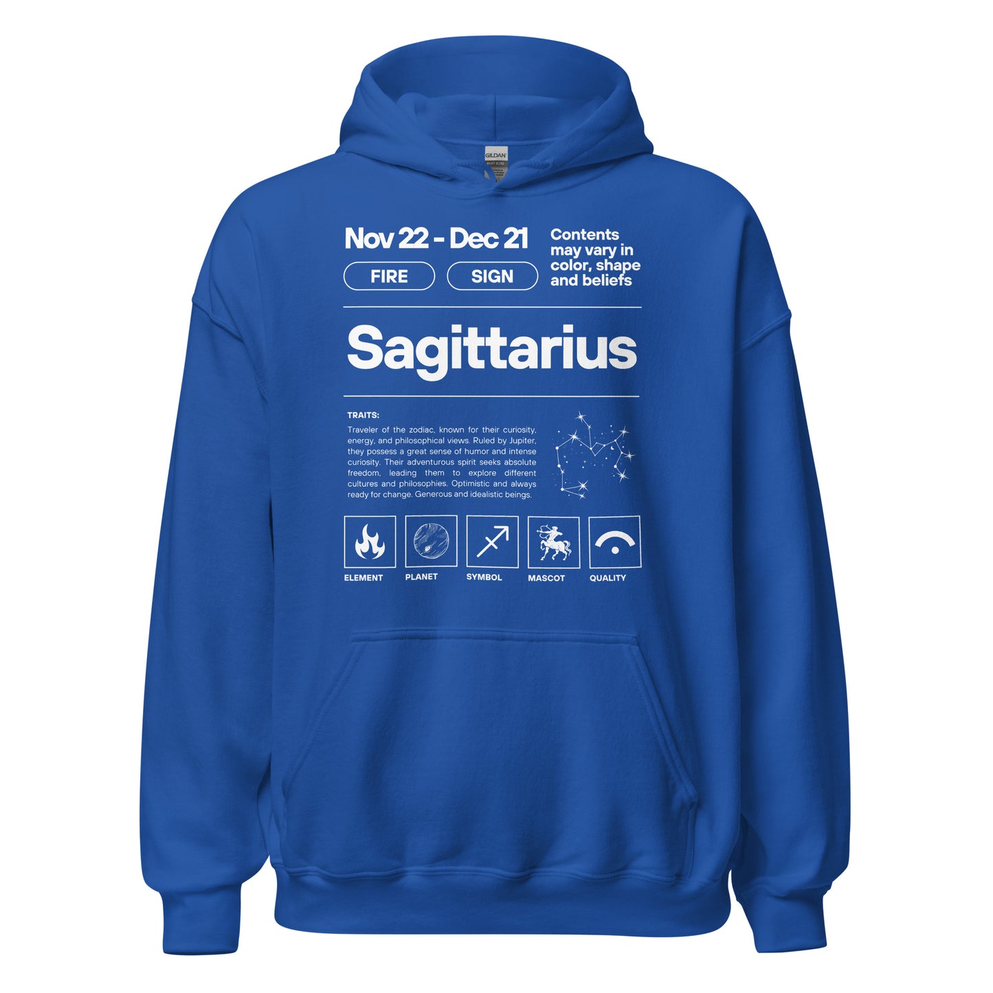 101 Sagittarius Hoodie