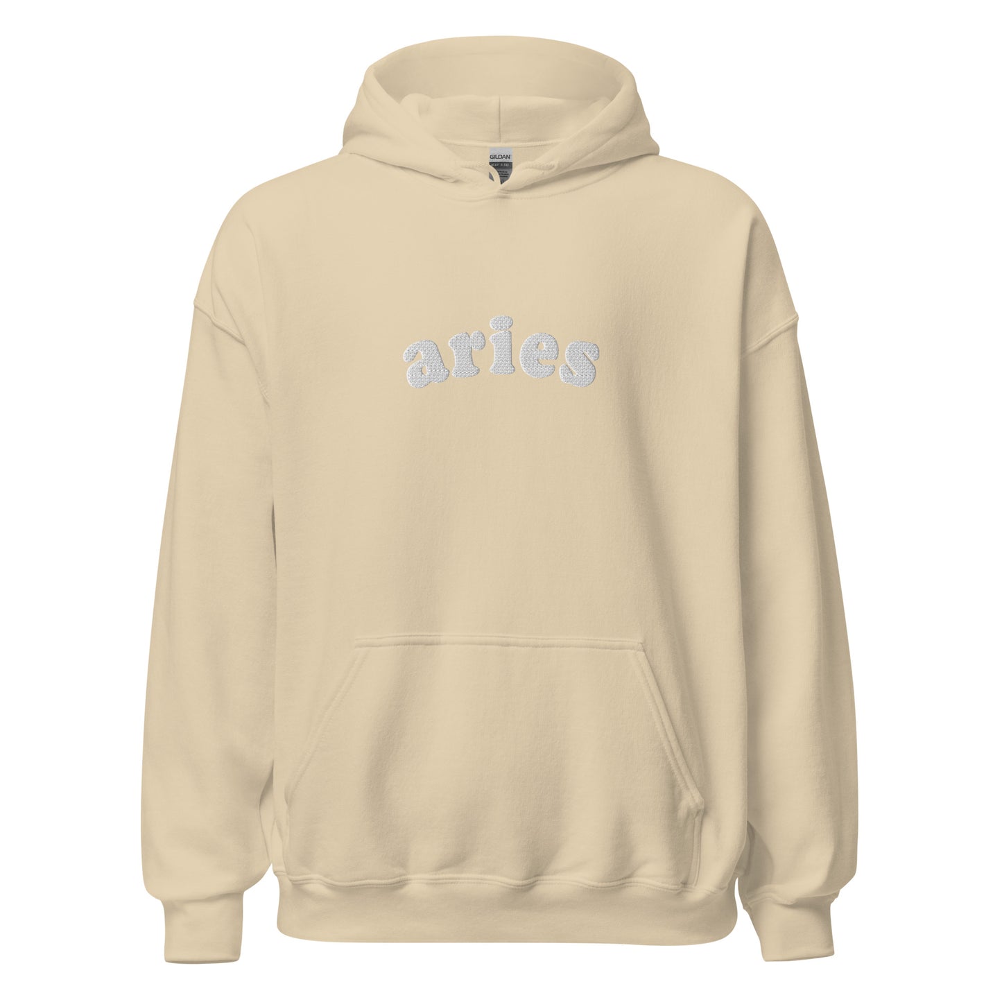 Embroidered Aries Hoodie