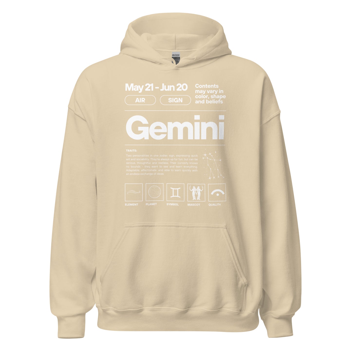 101 Gemini Hoodie