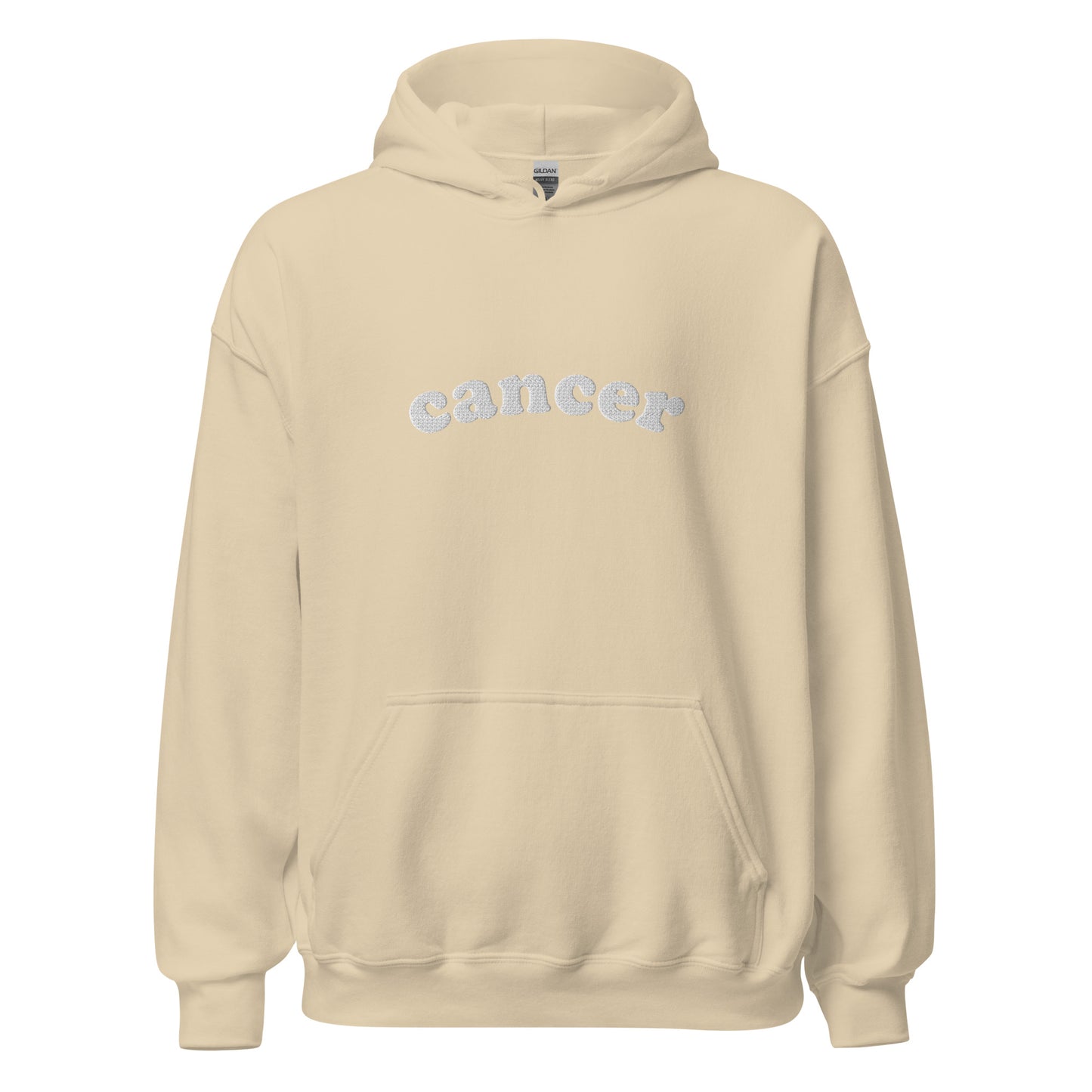Embroidered Cancer Hoodie