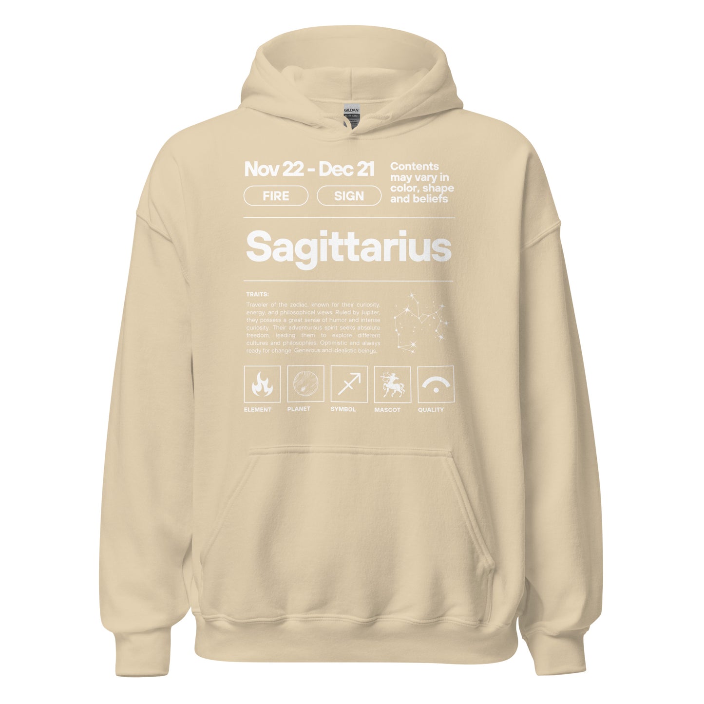 101 Sagittarius Hoodie