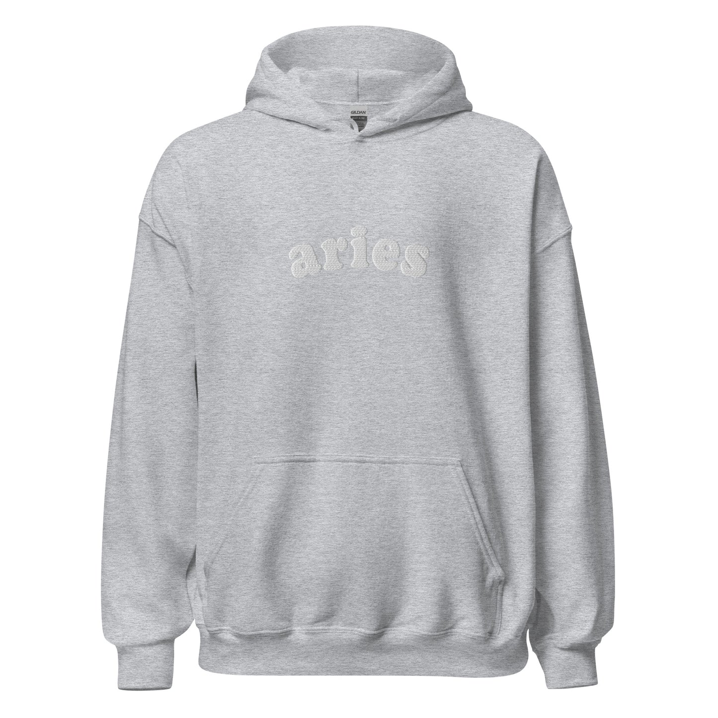 Embroidered Aries Hoodie