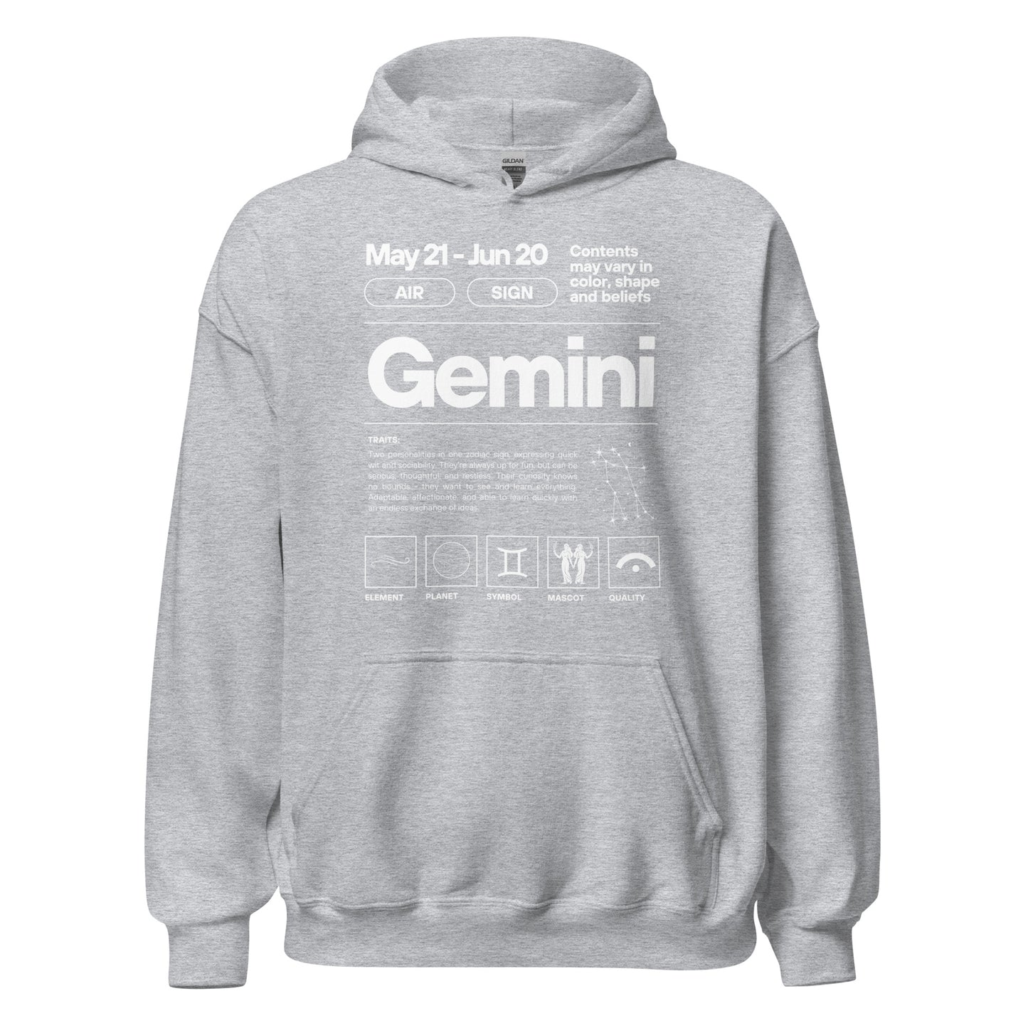 101 Gemini Hoodie