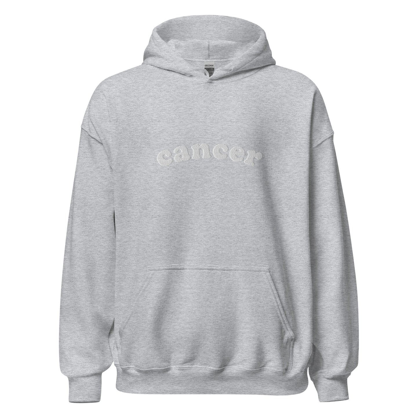Embroidered Cancer Hoodie