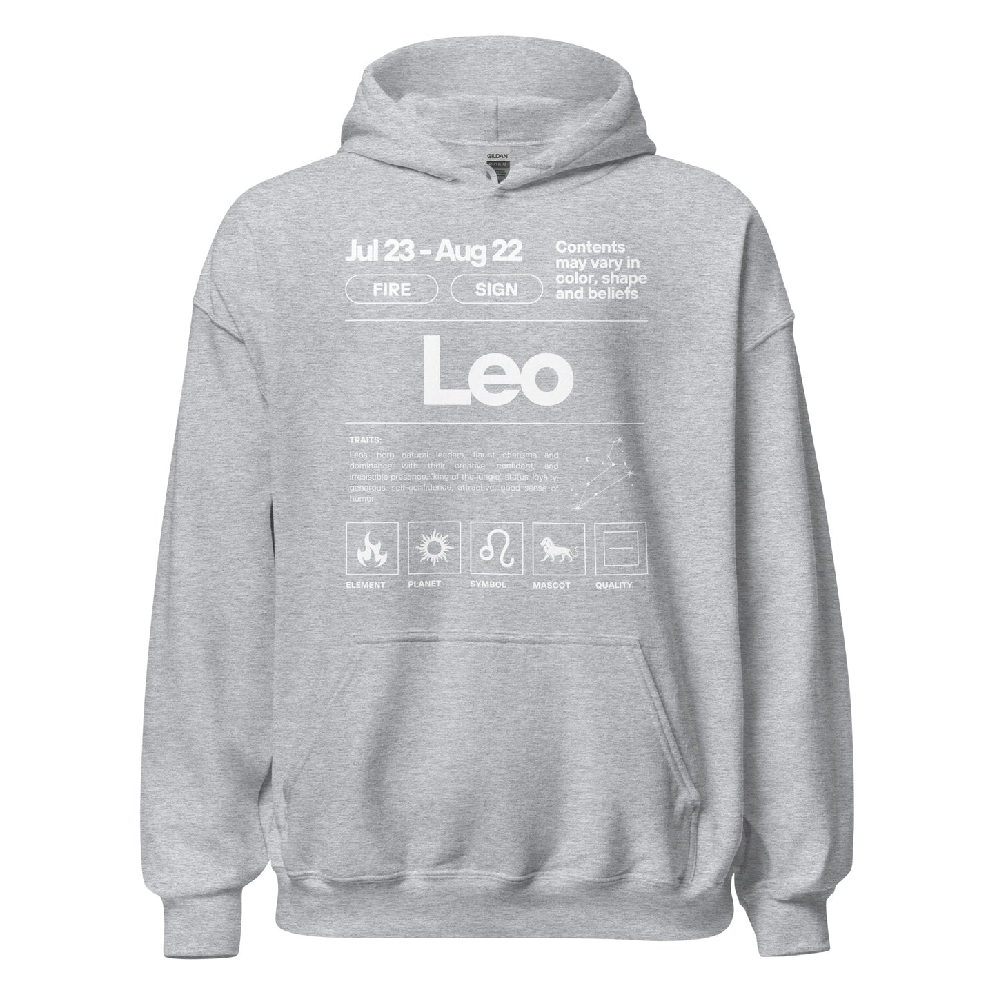 101 Leo Hoodie