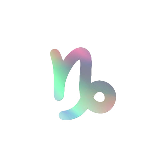 Symbol Holographic Capricorn Sticker