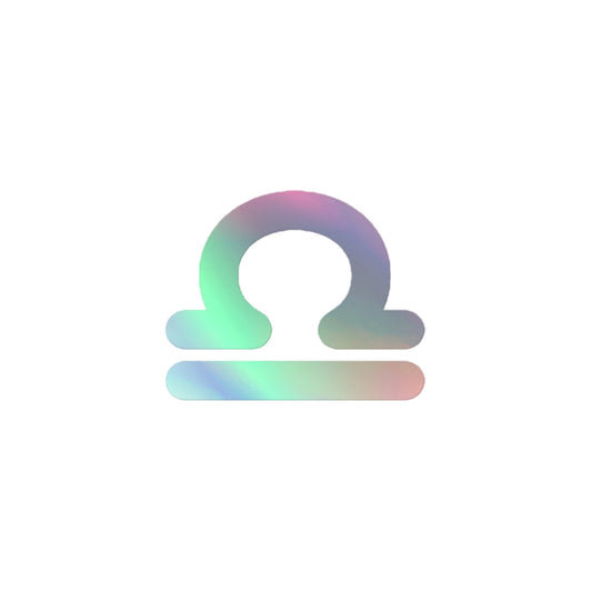 Holographic Symbol Libra Stickers