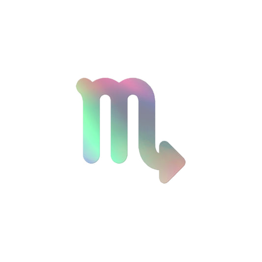 Holographic Symbol Scorpio Stickers