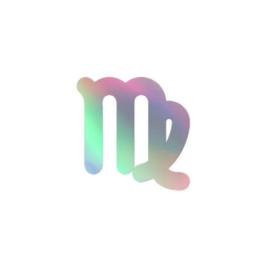 Holographic Virgo Symbol Stickers