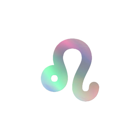 Holographic Symbol Leo Stickers